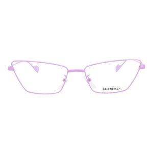 New Authentic Balenciaga Womens Cat Eye Violet Violet Transparent Fashion Design